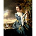 thumbnail image 2 of Joseph Wright of Derby 15x18 Gold Ornate Wood Frame and Double Matted Museum Art Print Titled - Elizabeth, Mrs. John Bostock (circa 1769), 2 of 4