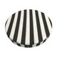 thumbnail image 1 of Balery Black And White Thick Stripes Fundas de asiento para taburete de bar redondo de tela de terciopelo ajustables que protegen de arañazos y manchas para sillas de 14 a 17 pulgadas.-12 inch, 1 of 7