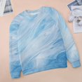thumbnail image 6 of Colorful Marble Pattern Womens Oversized Sweatshirts Hoodies Crewneck Casual Tops Comfy FallWinter Clothes 2024, 6 of 7