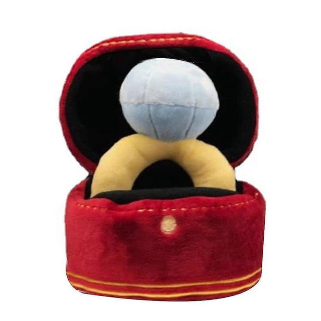 Ring Box Plush Toy Love Case Stuffed Pet Chew Toy Sounds Puppies Kids Soft Dog Interested Toys Banmo