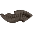 thumbnail image 6 of Meridian Furniture Arc Brown Boucle Fabric Modular Sectional, 6 of 8