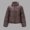 Coffee, variant on Solid Color Stand Collar Loose Thick Bread Suit Small Padded Jacket Womens Long Wool Coats Winter Puffy Jackets for Women Cute Coats for Women Cute Winter Coat Warm Clothes for Women plus Size Long