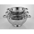 thumbnail image 3 of AVADOR Set of 3 Stainless Steel Colanders, Comes in 1. 3 and 5 Quart for all your Cooking | Baking | Prepping Needs, 3 of 6