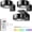 Black-RGB, variant on 3 count Picture Lights,   Wall Light for Paintings, 3 Colors Paintings Light Dimmable and Timer  Art Light for Display, Wall, Artwork, Gallery ()