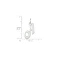 thumbnail image 2 of 10k White Gold Initial A Pendant for Women, Cursive Script Alphabet Charm Necklace, Elegant Minimalist Jewelry, Real Gold Letter Accessory for Identity and Everyday Style, 2 of 4