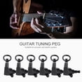 thumbnail image 4 of Guitar Machine Heads, Tuning Pegs Kit  Guitar Parts Guitar Tuning Pegs, Copper-zinc Alloy For, 4 of 8