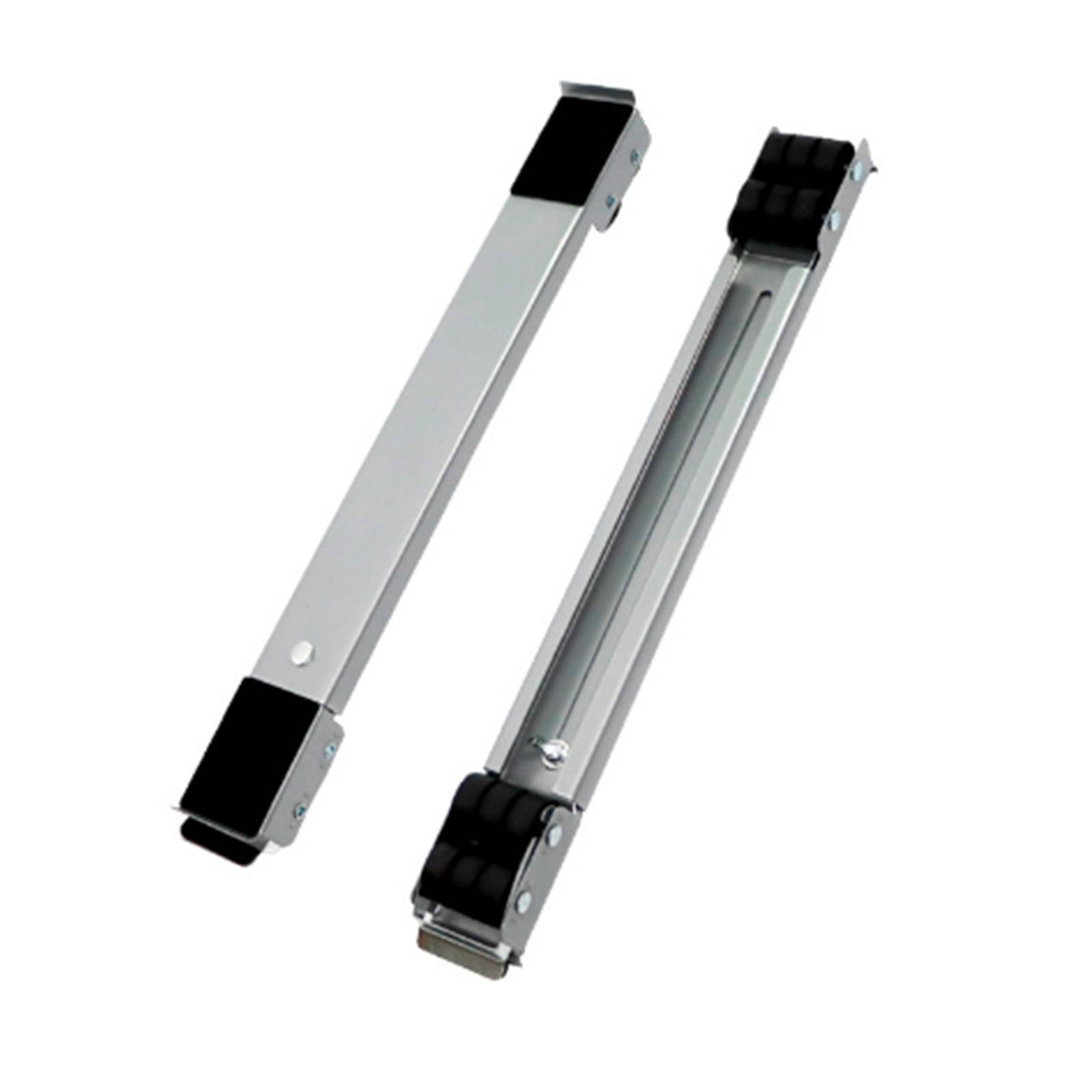 DAWOT White Appliance Roller Adjustable Furniture Dolly Mobile Roller Heavy Duty Extendable Furniture Washing Machine Dolly Tool （Set of 2）