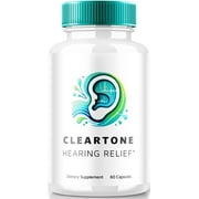 ClearTone Tinnitus Pills, Clear Tone For Hearing Relief, All-Natural Supplement For Overall Ear Health, Official Auditory Support Capsules, Review (60 Capsules)