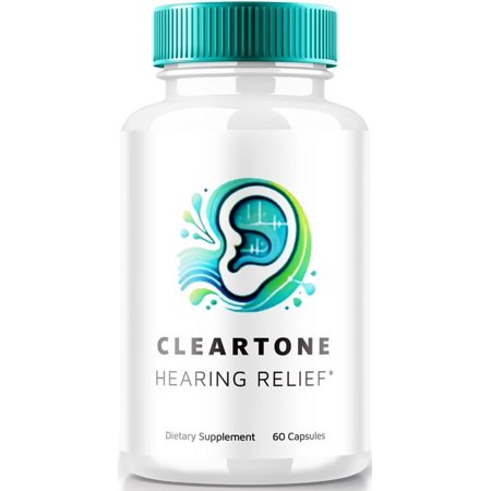 ClearTone Tinnitus Pills, Clear Tone For Hearing Relief, All-Natural Supplement For Overall Ear Health, Official Auditory Support Capsules, Review (60 Capsules)