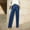 Blue, variant on Wensltd Summer Women Straight Pants High Wasited Lounge Pants Comfy