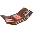 thumbnail image 5 of Marshal RFID Blocking Snake Genuine Leather Bifold Trifold Cobra Wallet for Men Trifold, 5 of 7