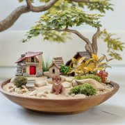OFFIGAM 6-Piece Dollhouse Accessories Set Miniature Charms for Home Decor and Daily
