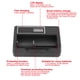 thumbnail image 5 of Cargador de batería USB con ranura única, inteligente y recargable, compatibilidad de alta capacidad, pantalla LCD, 5 of 8