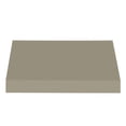 thumbnail image 2 of Awntech 5.38 Ft New Yorker Fixed Awning Canopy with Rigid Valance (64.5in x 31in x 24in), Burlap Sack, 2 of 3