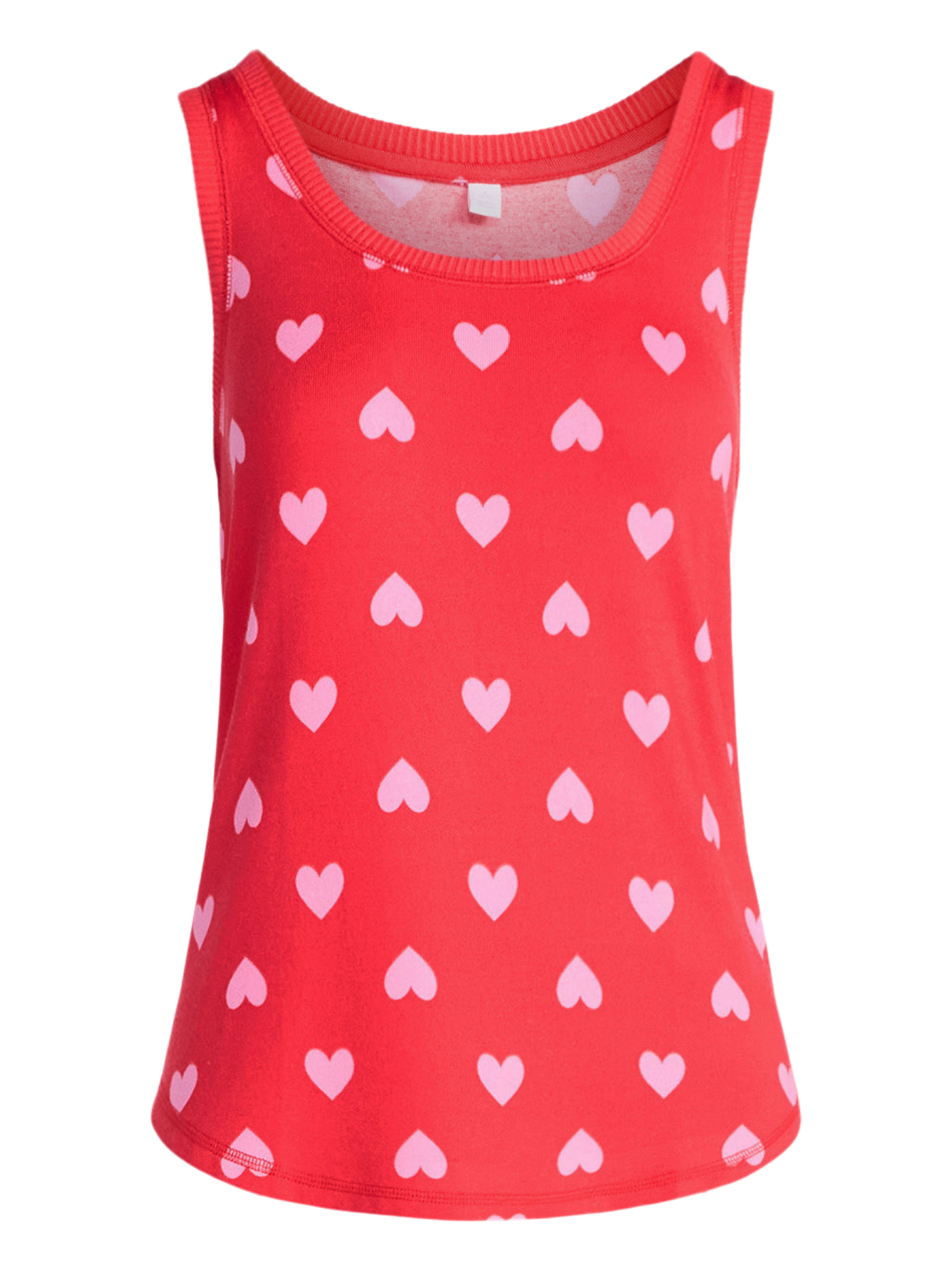 Joyspun Women's Cozy Lounge Collection Hacci Knit Sleep Tank Top, Sizes XS-3X