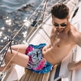 thumbnail image 2 of luoweisi Men's Beach Shorts Quick Dry Swim Trunks with Mesh Lining Zebra L, 2 of 5