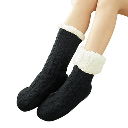 

Warm Socks for Women Velvet Breathable Anti-Freezing Casual Home Sleeping Sock New