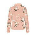 thumbnail image 5 of Ruimatai Womens Button Down Shirts Long Sleeve Collared Floral Print Plus Size Shirt Dressy Casual Business Work Blouses Tops, 5 of 5