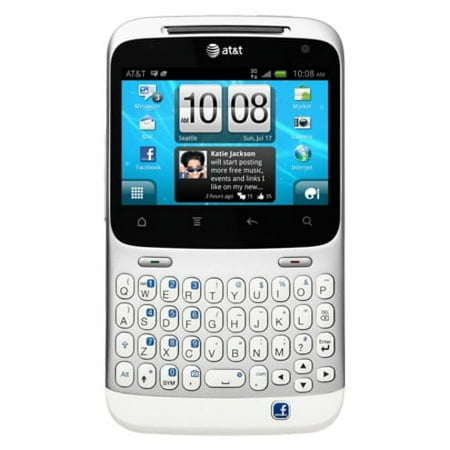 HTC Status 512 MB Smartphone, 2.6" LCD480 x 320, Android 2.3 Gingerbread, 3.5G, Silver