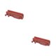 thumbnail image 2 of Methold Clips de soporte de cable Gestión montada en la pared Hogar Sala de estar Dormitorio Baño Cable Puchless Organización Winder Red Rojo 2piezas, 2 of 6