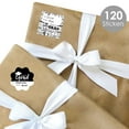 thumbnail image 2 of Big Dot of Happiness Black & White Grad Best is Yet to Come Assorted Graduation Party Gift Tag Labels To & From Stickers 12 Sheets 120 Stickers, 2 of 8