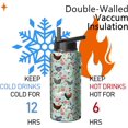 thumbnail image 5 of 32oz Cat-Themed Insulated Water Bottle with Handle & Straw, Stainless Steel Travel Tumbler, Ideal Gift for Women - Birthday, Mother’s Day, Christmas, 5 of 6
