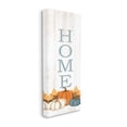 thumbnail image 3 of Stupell Industries Autumnal Pumpkin Leaves Home Sign Graphic Art Gallery Wrapped Canvas Print Wall Art, Design by Dogwood Portfolio, 3 of 7