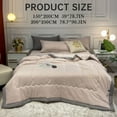 Pjtewawe Cozy Bliss Cooling Comforter Queen SizeSolid Color Quilt