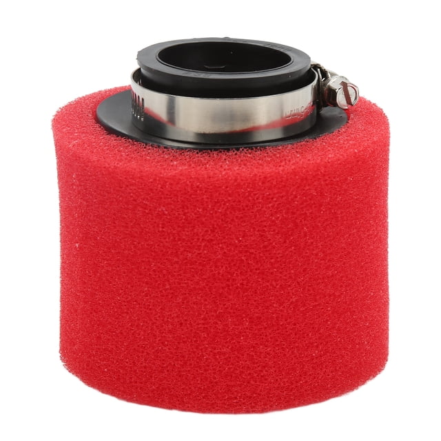 Limpiador de filtro de aire para motocicleta de 38 mm universal para scooter de moto de cross ATV de 50 cc-200 ccRojo