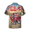 thumbnail image 2 of Be My Valentine's Pitbull Truck Full of Love Flower Balloon Hawaiian Shirt Breathable Summer Unisex Merch Terrier Dog Lover - 02029, 2 of 6