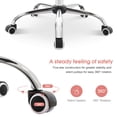 thumbnail image 4 of BarberPub Ergonomic Swivel Office Chair, Height Adjustable Desk Chair with Wheel, 4 of 9