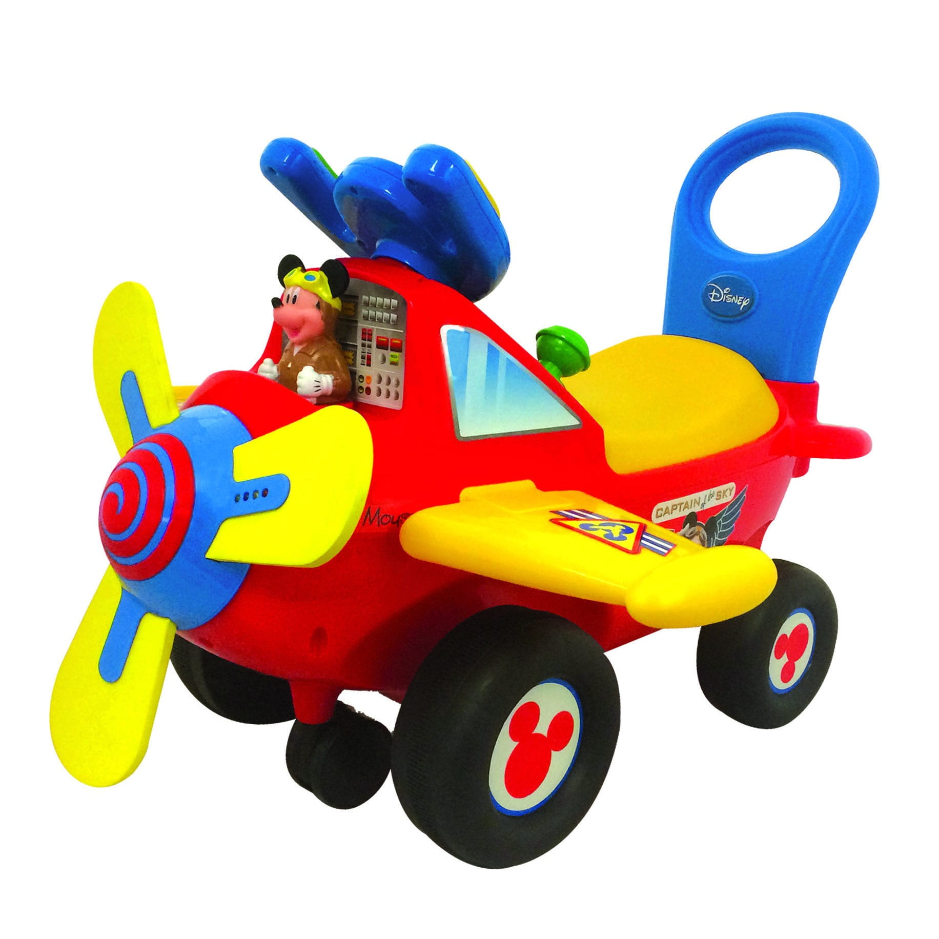 mickey mouse ride on airplane