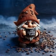 thumbnail image 4 of Sltwyw 3D Coffee Gnome Decor Ornament - "It's Coffee Time" Themed Figurine for Tabletops, Kitchens, or Desk Display, 4 of 7