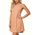 thumbnail image 5 of Lenpel Womens Summer Tank Dresses Trendy Striped Crew Neck Sleeveless Mini Dresses with Pockets Casual Loose Sundresses, 5 of 7