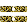 thumbnail image 2 of Coolnut 2 Pack Faucet Mat Splash Guard for Kitchen Sink,Yellow Leopard 30x5 Inch Super Absorbent Microfiber Sink Protector Mat, Kitchen Sink Mat Machine Washable Kitchen Sink Accessories, 2 of 7
