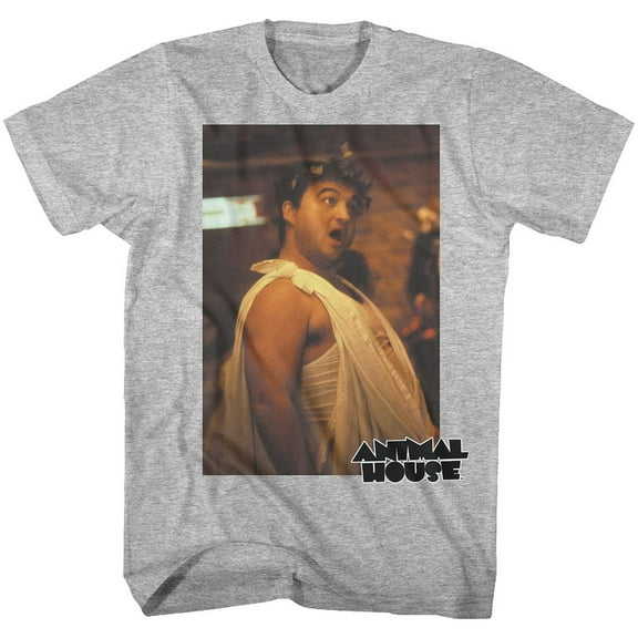 Animal House Toga Photo Gray Heather Adult T-Shirt M