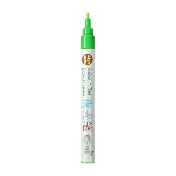 Glowing in The Dark Marker Pen DIY Graffiti Fluorescent Pen Luminous Pen Gift W O3Z1