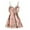 Pink, variant on FRSASU Plus size Pajamas Women Lace Sling Vest Hollow Floral See-Through Ladies Nightdress Set Pink 10(XL)