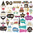thumbnail image 1 of wonima44 BRT Bearingshui 90th Birthday Party Photo Booth Props Accessories, 90th Happy Birthday Party Decorations Supplies Favors, 1 of 1