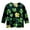 Green-4, variant on St Patrick's Day Shirt Kids Short Sleeve Tops Clover Print St Patrick's Day Outfit 3-4 Years