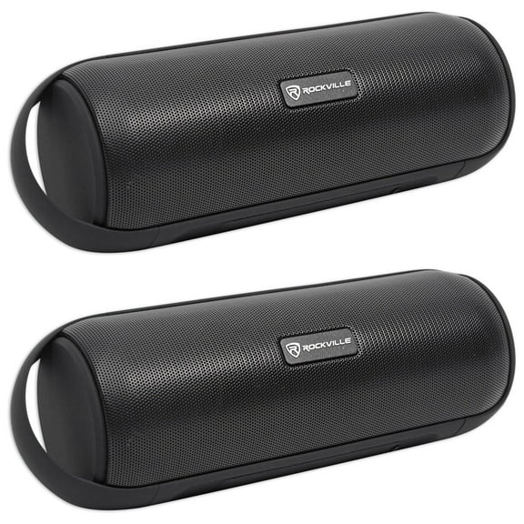 2 Rockville RPB25 40w Portable/Outdoor Bluetooth Speakers w/USB Wireless Linking