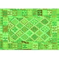 thumbnail image 1 of Ahgly Company Indoor Rectangle Abstract Green Contemporary Area Rugs, 8' x 12', 1 of 1