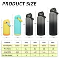 thumbnail image 5 of Bjpkpk Botella De Agua Con Tapa De Pajita, Botellas De Agua Con Aislamiento Al Vacío De 24 Oz, Termo De Acero Inoxidable De Metal Para Viajes Deportivos, Sin Bpa, A Prueba De Fugas, Termos, Frascos, V, 5 of 5