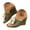 AG, variant on Wedge Sandals for Women Square Open Toe Comfortable Canvas Dressy Slides Crochet Flower Casual Low Heel Mules Size 6-10