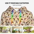 thumbnail image 6 of Hoodies for Women - Dachshund striped sailor suit cute Comfrt Colour Drawstring Women'S Fashion Hoodies & Sweatshirts, Fall Outfits Clothes for Women 2024 Pullover with Kangaroo Pocket, 6 of 7