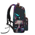 thumbnail image 3 of Fotbe Modern Abstract Colorful Skull B Pattern Casual Backpack for School, Travel, and Outdoor Activities - Durable, Lightweight, and Comfortable, 3 of 5