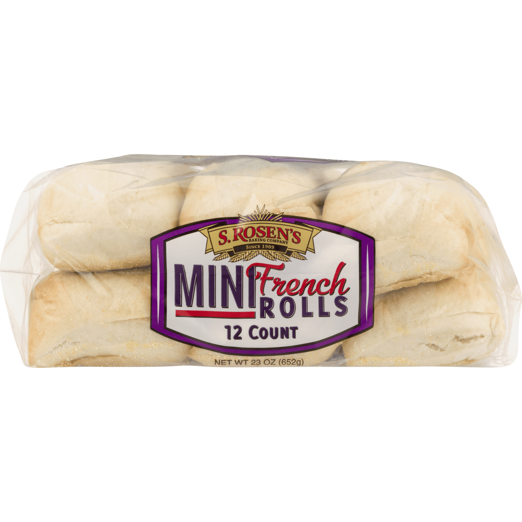 S. Rosen's French Mini Fresh Rolls, 12 Count 23 oz. Package