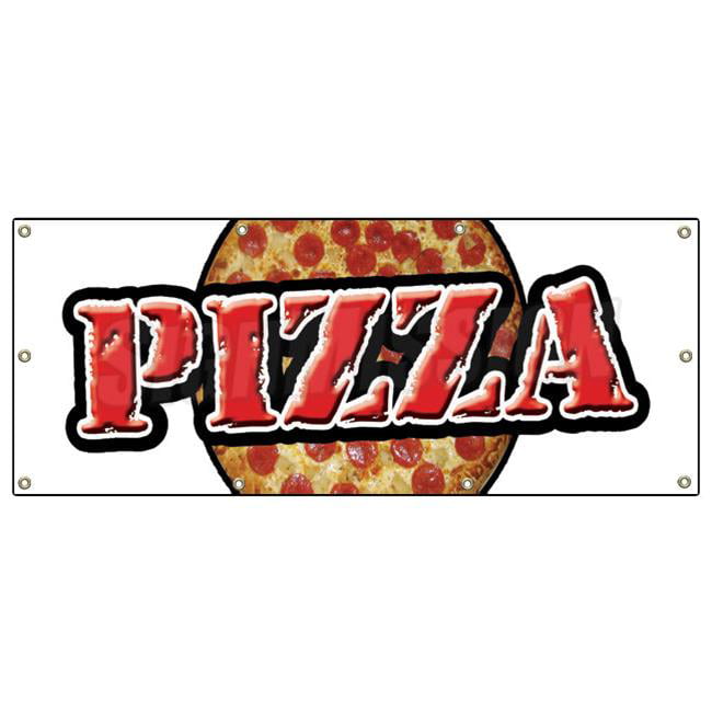 PIZZA Green and Red Flag Pizzeria Italian Restaurant Banner Pennant 3x5 Sign New 