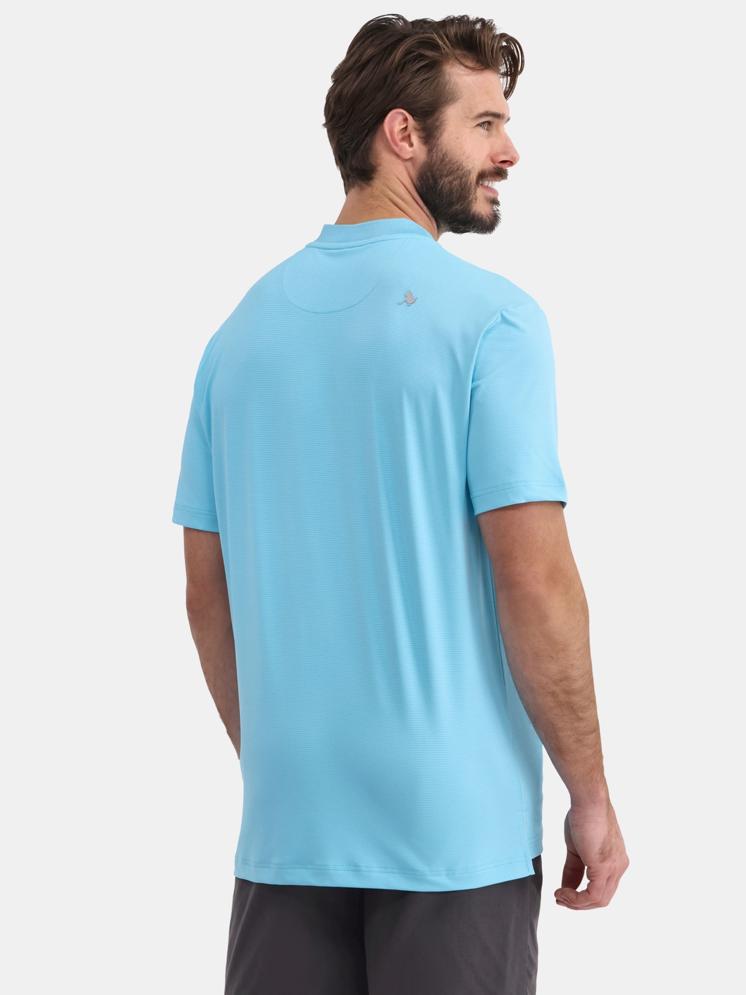 Birdie Bound Men's and Big Men's Henley Golf Shirt, Sizes XS-5XL