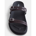 thumbnail image 5 of No Boundaries Women's Double Strap Footbed Sandals, 5 of 5
